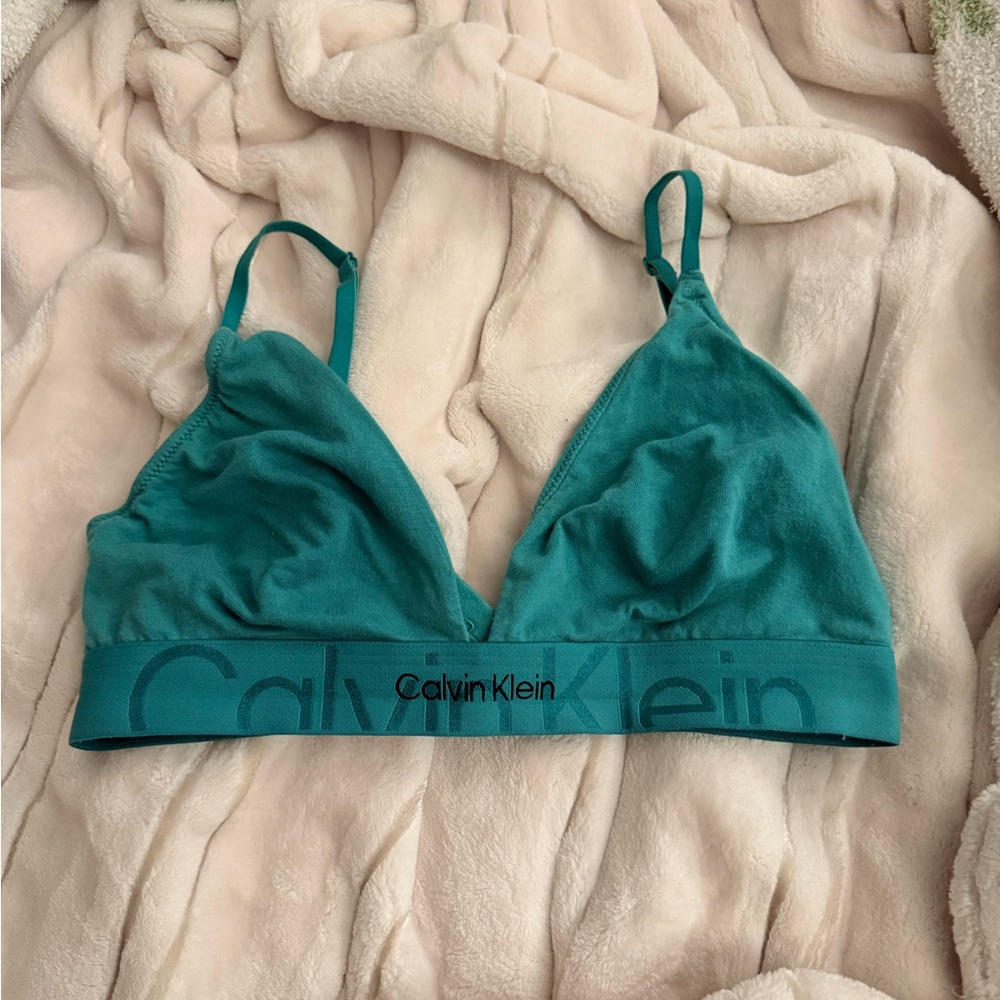 Calvin Klein Blue Bralette Size M